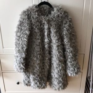 Pinkyotto faux fur coat brand new